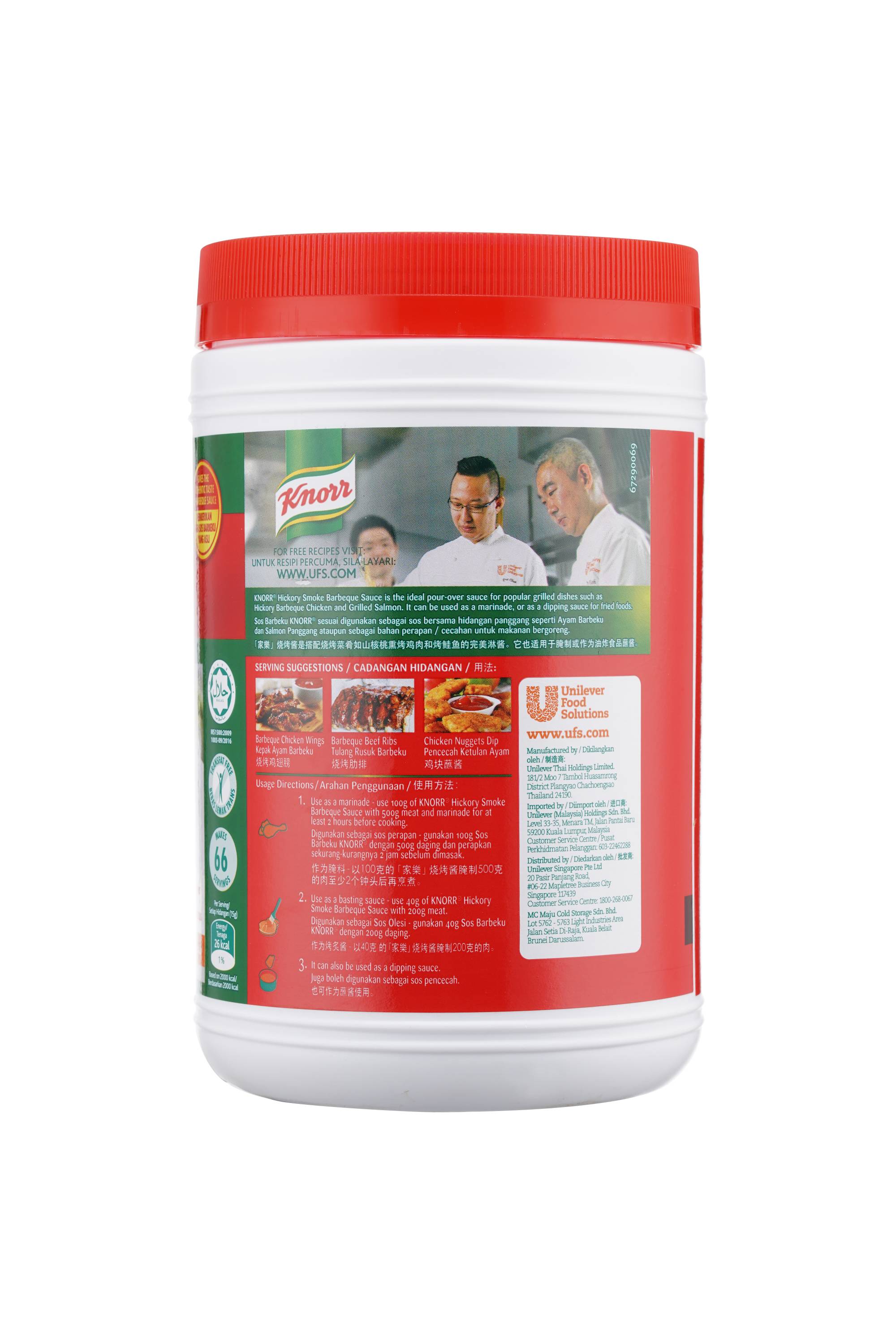 Knorr Hickory Smoke BBQ Sauce 1kg